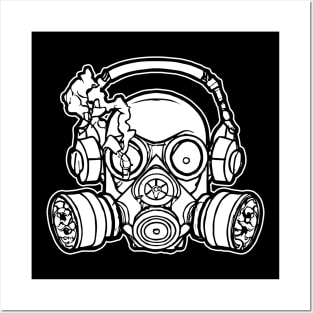 Gasmask DJ Soundsystem Rave Posters and Art